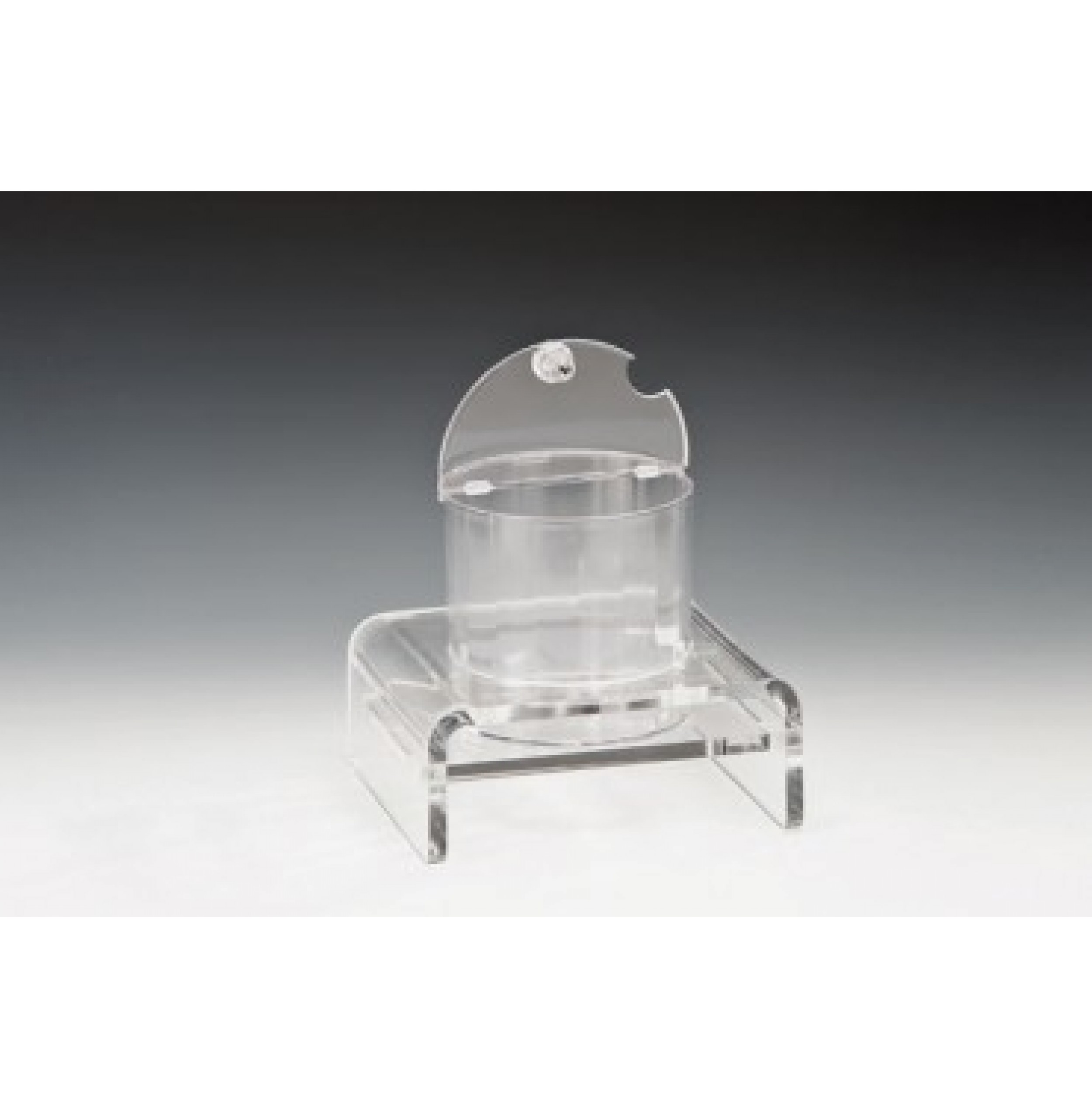 POLYCARBONAT SOSLUK REÇELLİK STANDI / 1.5 LİTRE 19,5 X 21 X H: 19 Cm